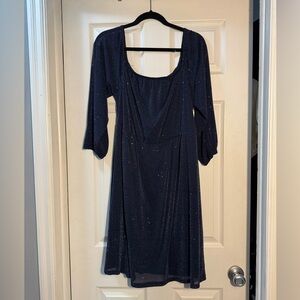 Sparkling Navy Blue Dress